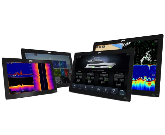 Axiom 2 XL 16-inch chartplotter with multi-touch screen - Front View Axiom 2 XL 24-inch chartplotter integrated with radar and sonar modules - Helm Installation Axiom 2 XL chartplotter displaying LightHouse OS interface - User Interface Axiom 2 XL with FLIR thermal camera support - Night Vision Enhancement Axiom 2 XL chartplotter with HDMI input for remote PC display - Entertainment Setup