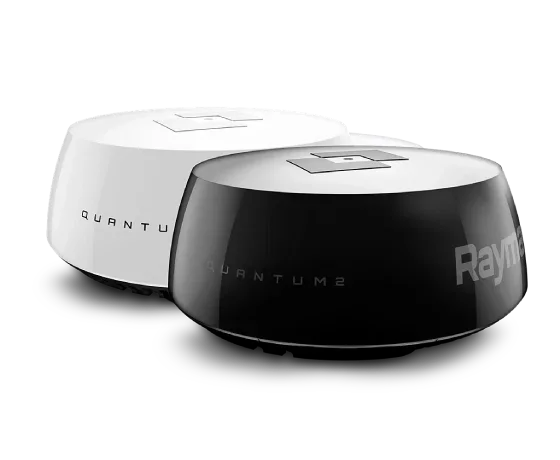Quantum Q24C Radome installed on a vessel - Compact Design