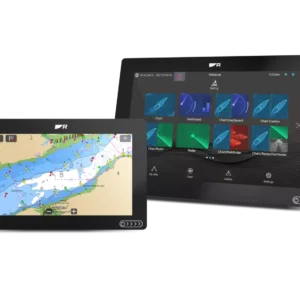 Axiom Plus Chartplotter displaying navigation charts - Advanced Touchscreen Interface