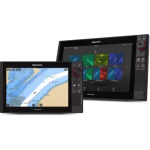 Axiom Pro S Chartplotter displaying navigation charts - Advanced Touchscreen Interface