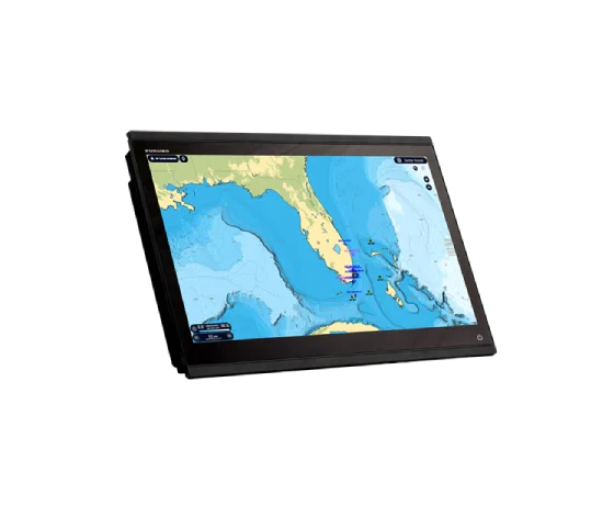 NavNet TZT22X displaying navigation charts - Advanced Touchscreen Interface